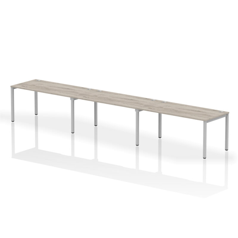 Pace Single Row Bench Desk - 3 Person - Image 27