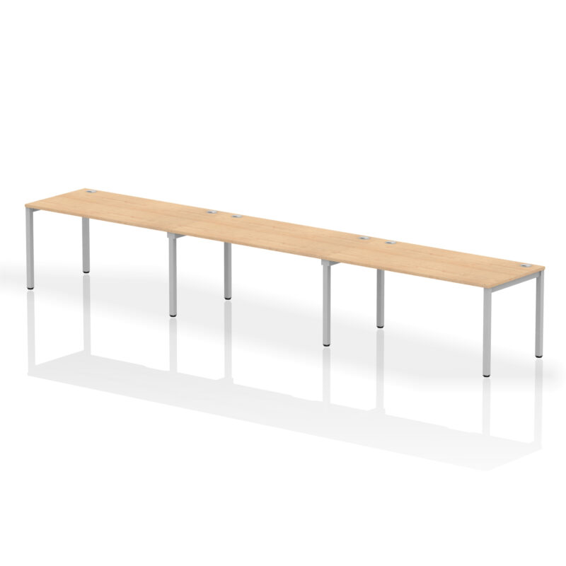 Pace Single Row Bench Desk - 3 Person - Image 29