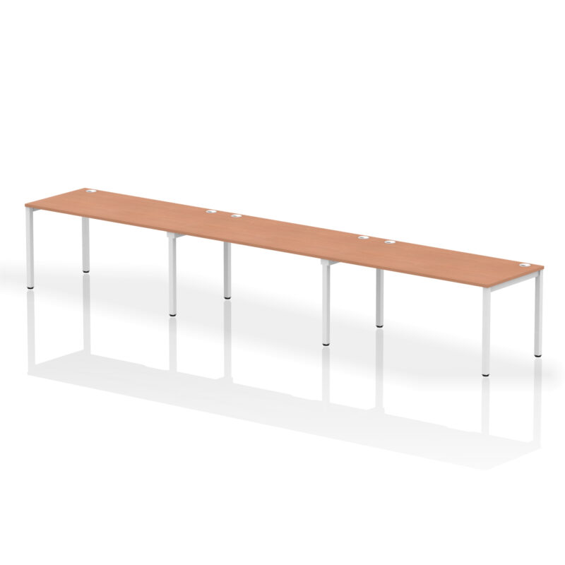 Pace Single Row Bench Desk - 3 Person - Image 26