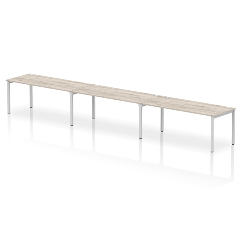 Pace Single Row Bench Desk - 3 Person - Image 39