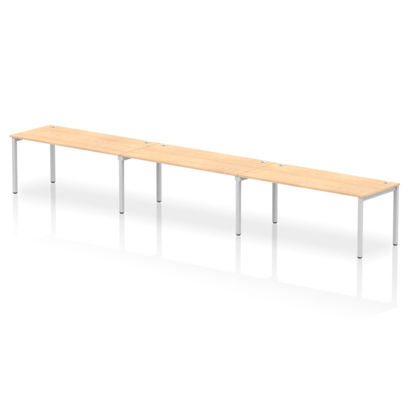 Pace Single Row Bench Desk - 3 Person - Image 41