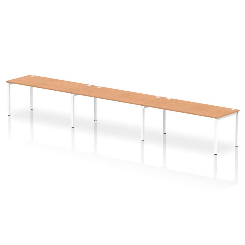 Pace Single Row Bench Desk - 3 Person - Image 44