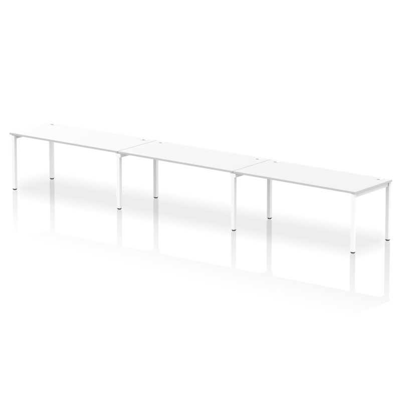 Pace Single Row Bench Desk - 3 Person - Image 48