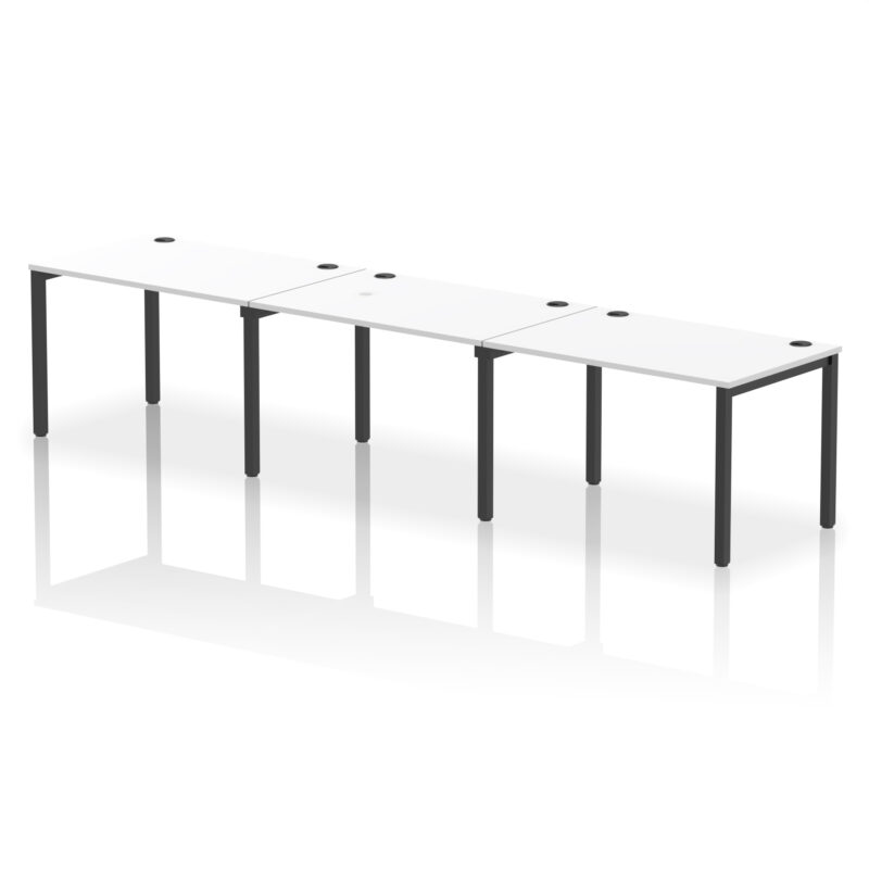Pace Single Row Bench Desk - 3 Person - Image 56