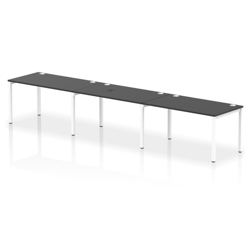 Pace Single Row Bench Desk - 3 Person - Image 61