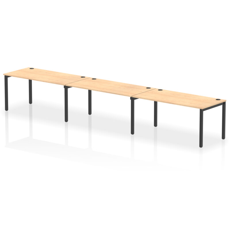 Pace Single Row Bench Desk - 3 Person - Image 72