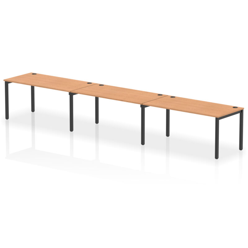 Pace Single Row Bench Desk - 3 Person - Image 73