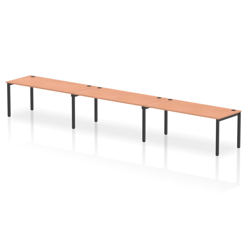 Pace Single Row Bench Desk - 3 Person - Image 76