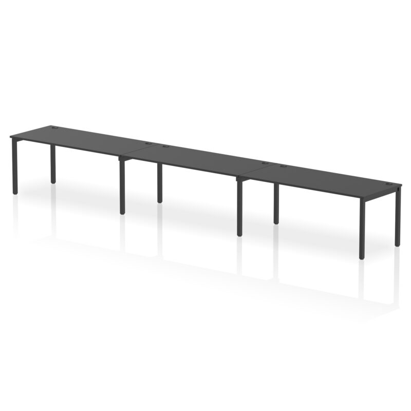 Pace Single Row Bench Desk - 3 Person - Image 77