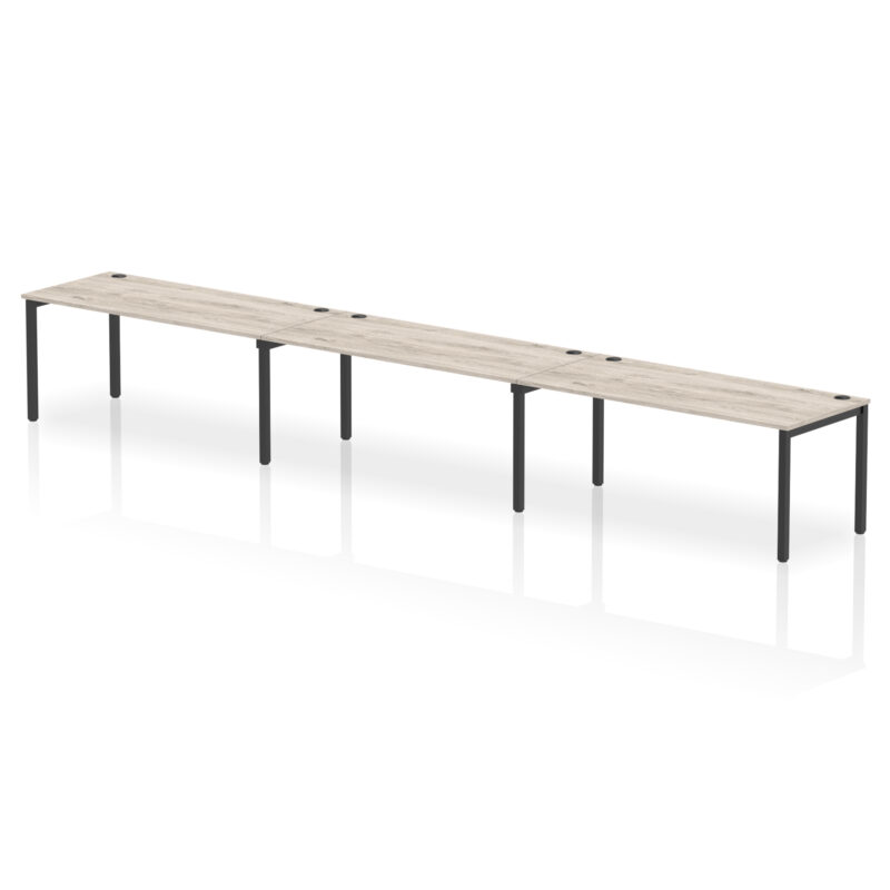 Pace Single Row Bench Desk - 3 Person - Image 80