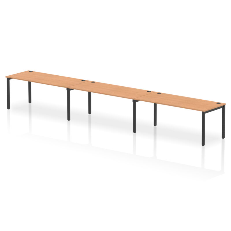 Pace Single Row Bench Desk - 3 Person - Image 82