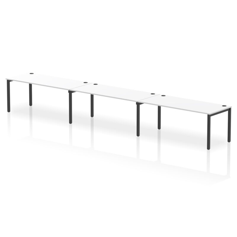Pace Single Row Bench Desk - 3 Person - Image 83