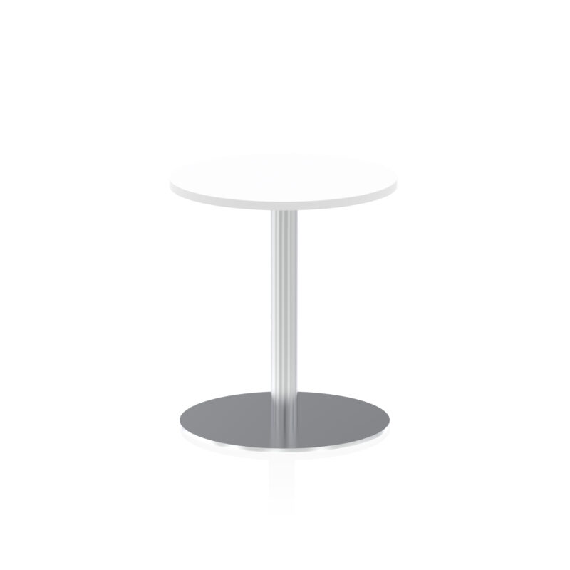 Sintra Round Poseur Table Silver Leg - Image 3