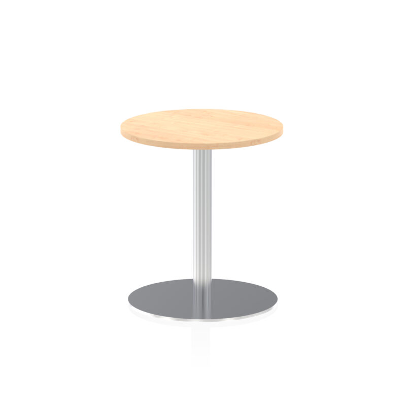 Sintra Round Poseur Table Silver Leg - Image 4