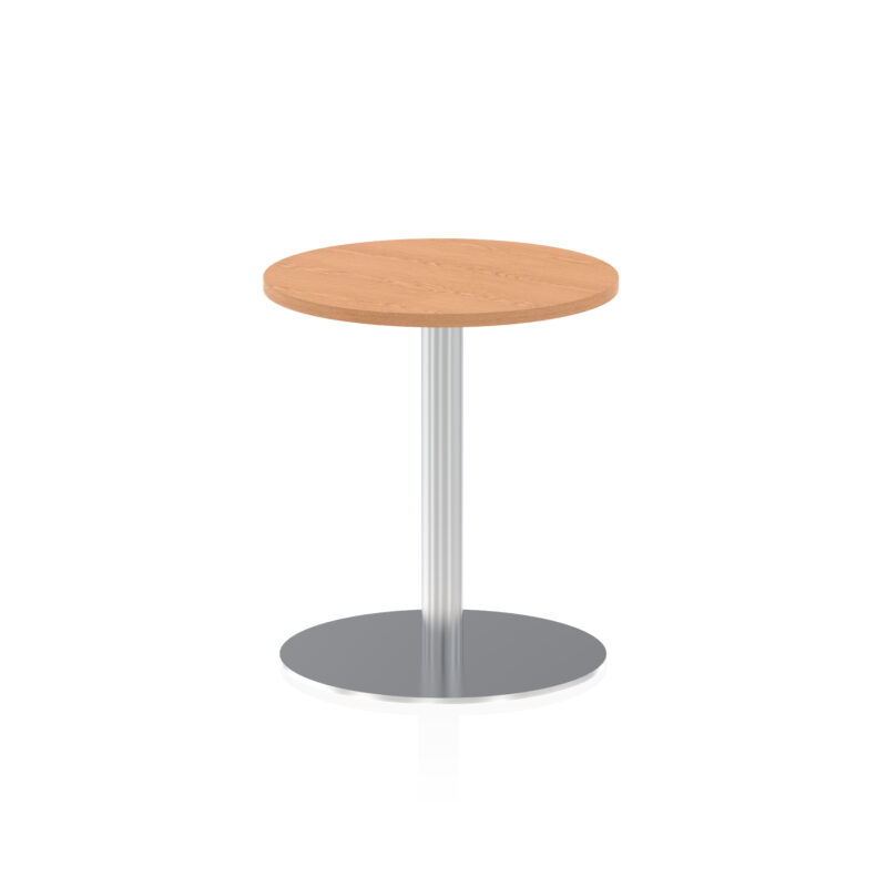 Sintra Round Poseur Table Silver Leg - Image 5