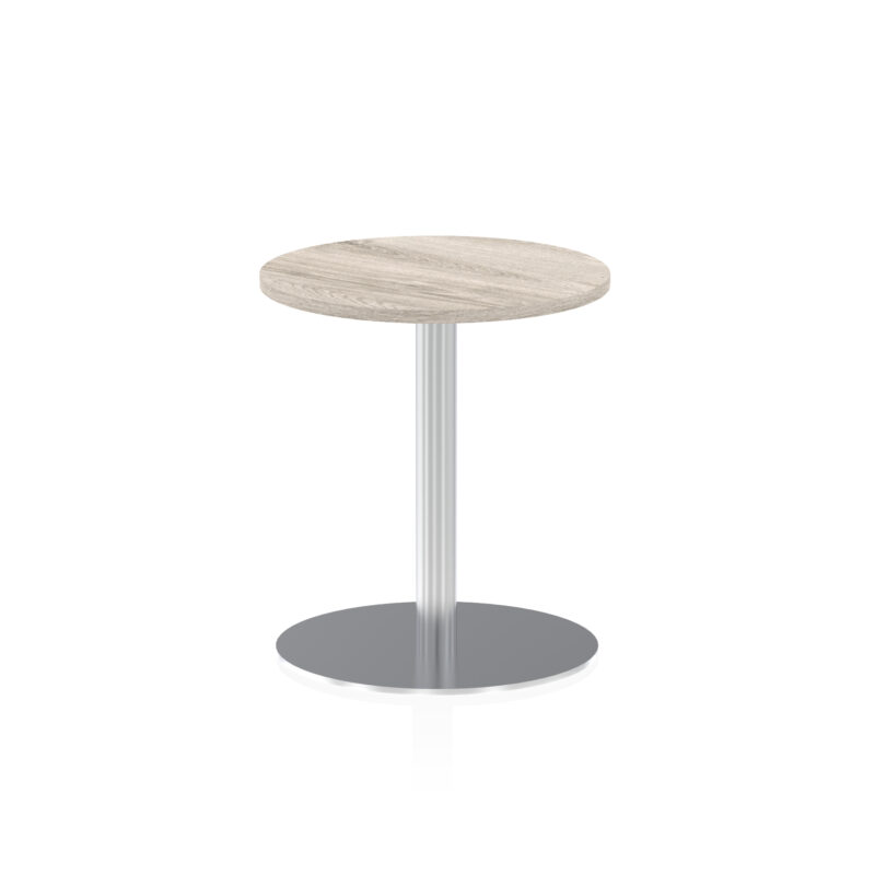Sintra Round Poseur Table Silver Leg - Image 6