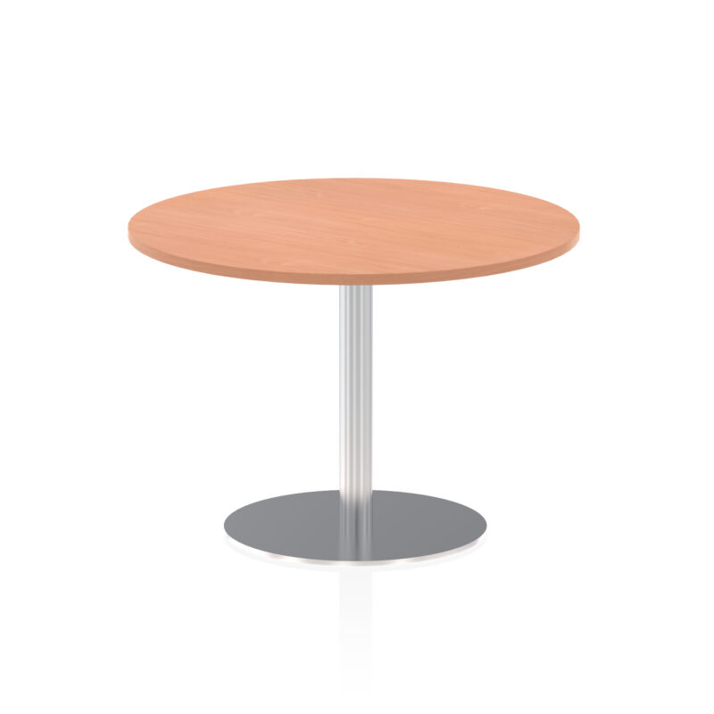 Sintra Round Poseur Table Silver Leg - Image 25