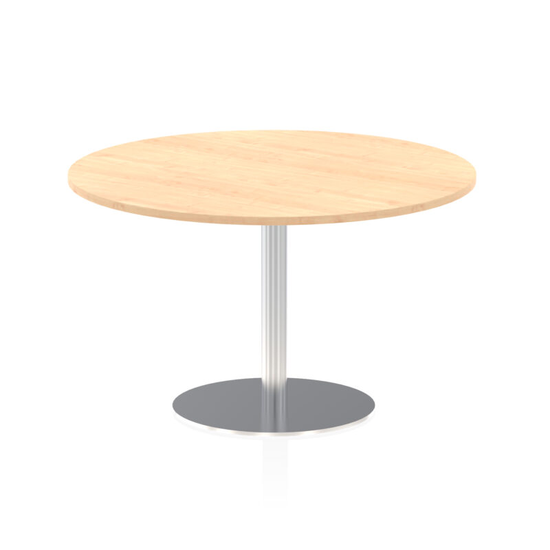 Sintra Round Poseur Table Silver Leg - Image 40