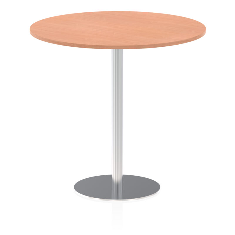 Sintra Round Poseur Table Silver Leg - Image 43