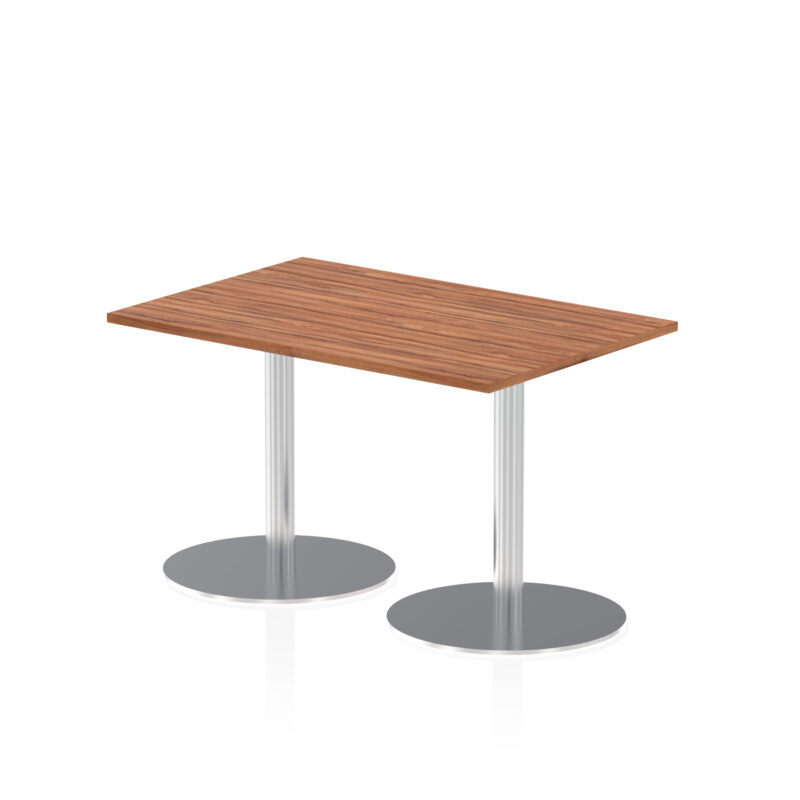 Sintra Rectangular Poseur Table Silver Leg - Image 2