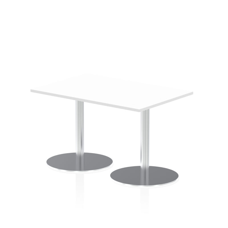 Sintra Rectangular Poseur Table Silver Leg - Image 3