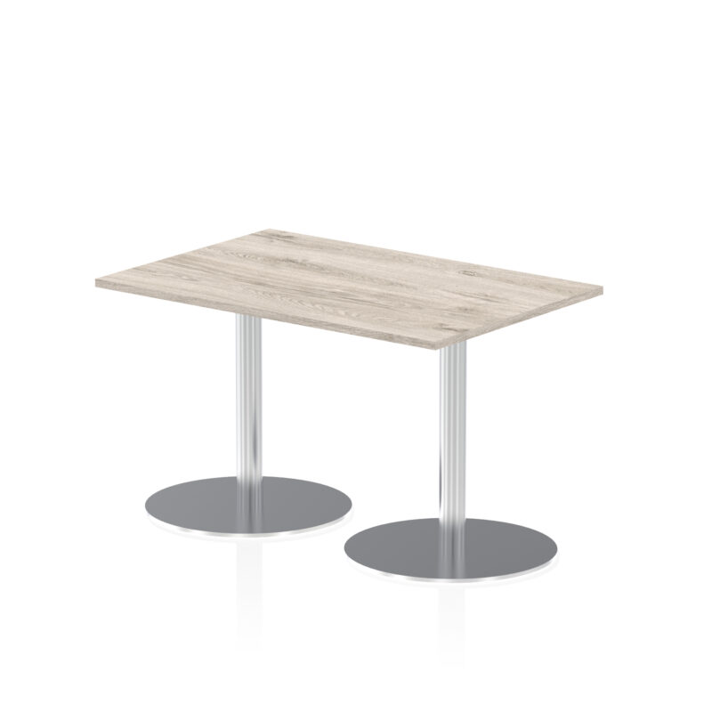 Sintra Rectangular Poseur Table Silver Leg - Image 6