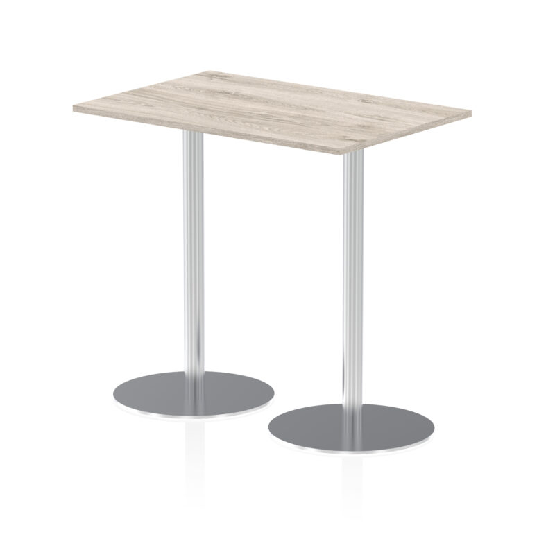 Sintra Rectangular Poseur Table Silver Leg - Image 12