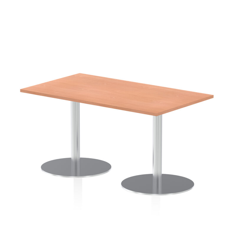 Sintra Rectangular Poseur Table Silver Leg - Image 13