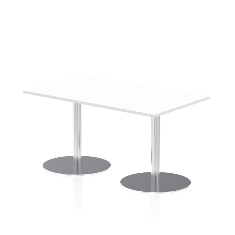 Sintra Rectangular Poseur Table Silver Leg - Image 15