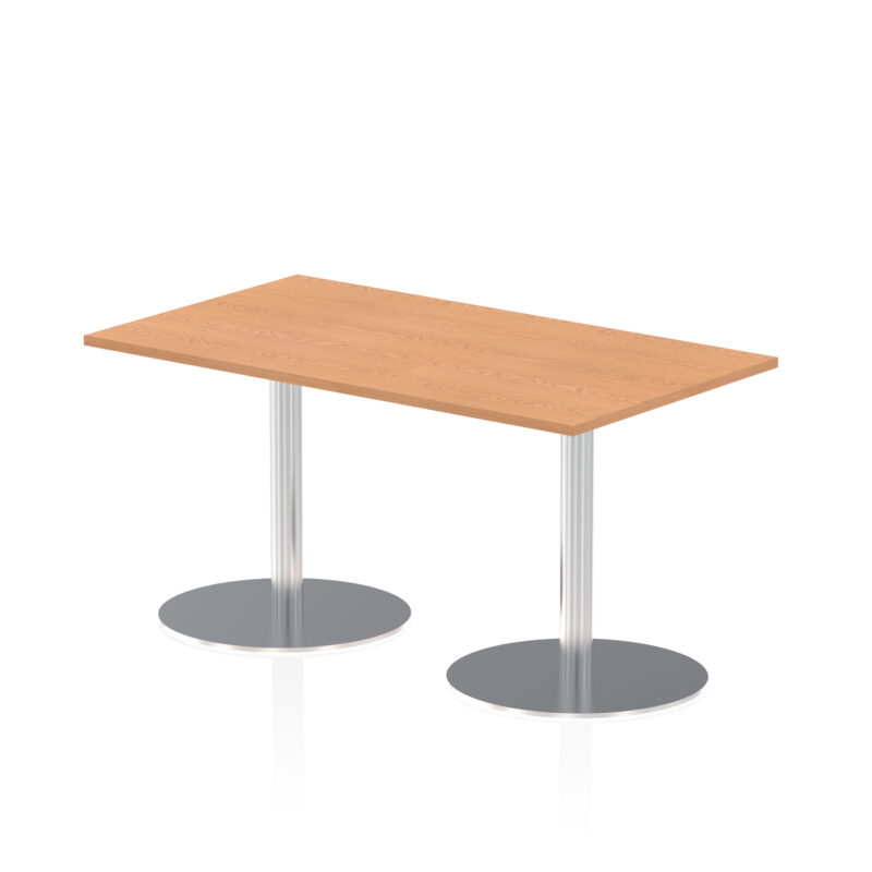 Sintra Rectangular Poseur Table Silver Leg - Image 17