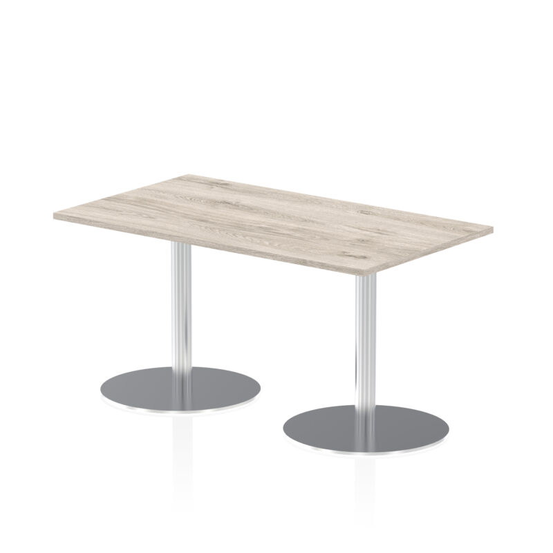 Sintra Rectangular Poseur Table Silver Leg - Image 18