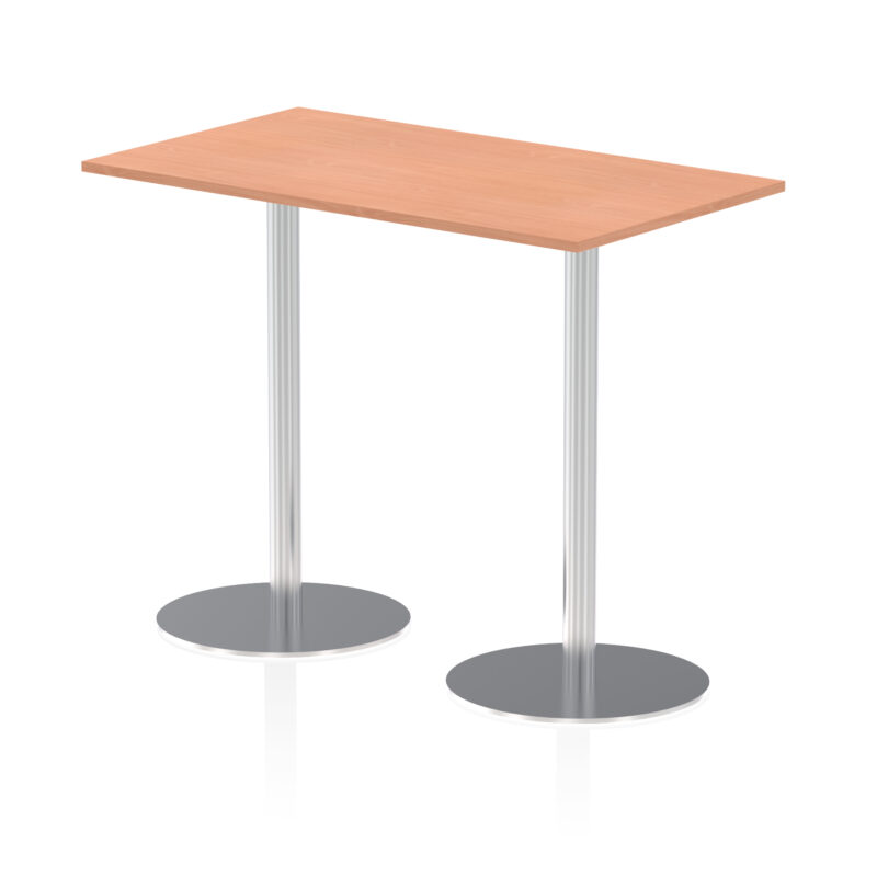Sintra Rectangular Poseur Table Silver Leg - Image 19
