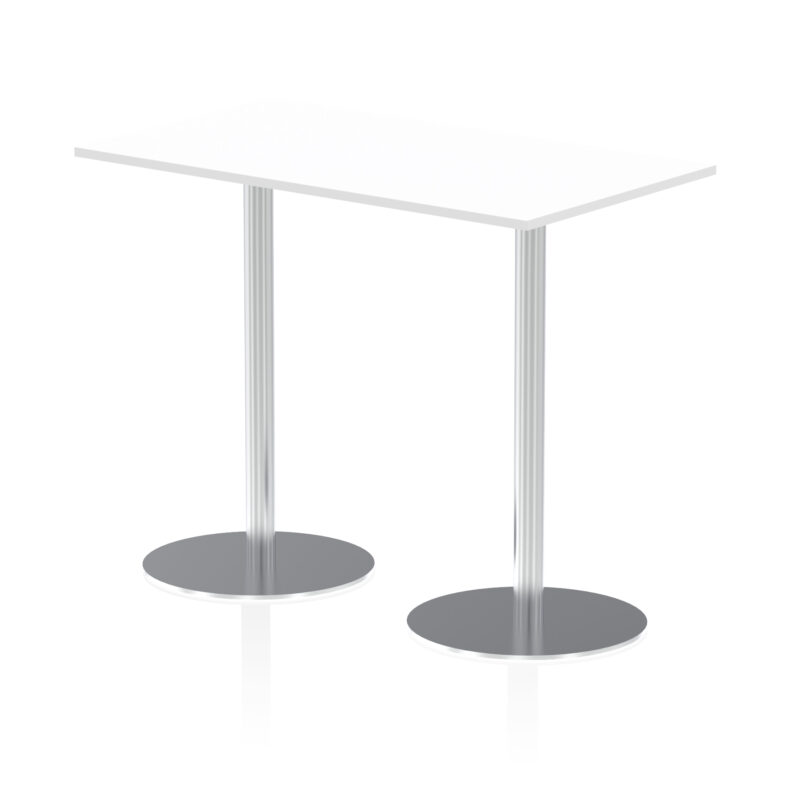 Sintra Rectangular Poseur Table Silver Leg - Image 21