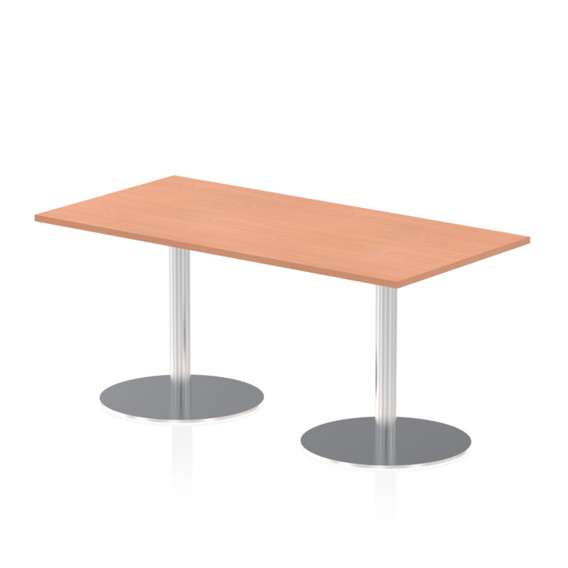 Sintra Rectangular Poseur Table Silver Leg - Image 25