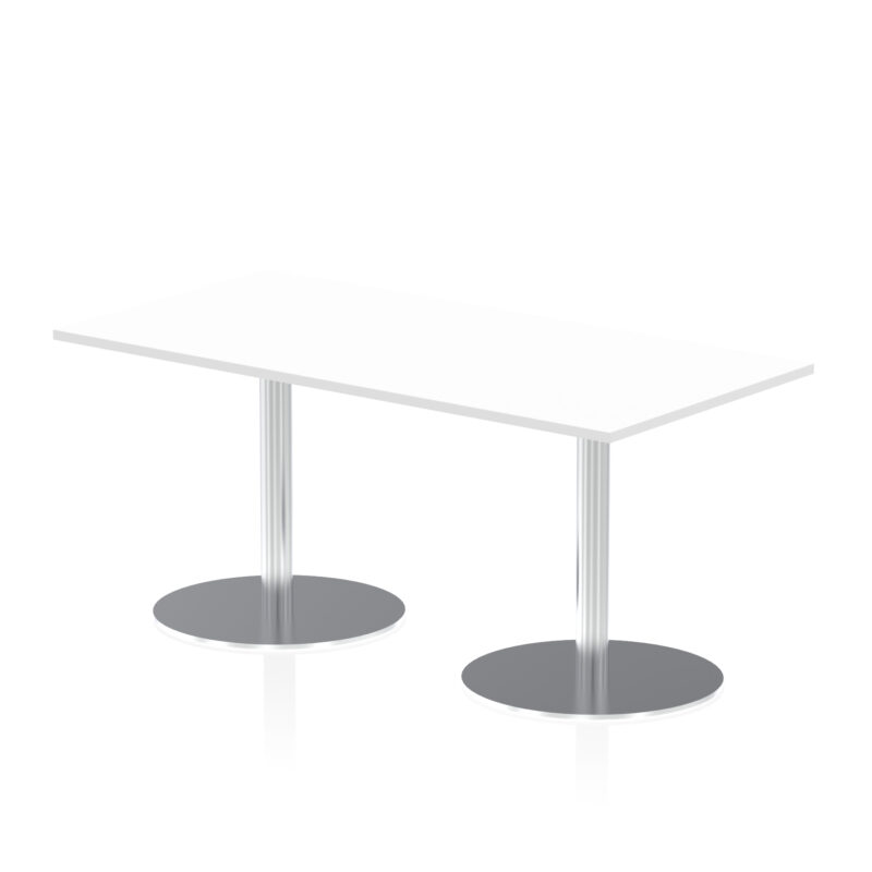 Sintra Rectangular Poseur Table Silver Leg - Image 27