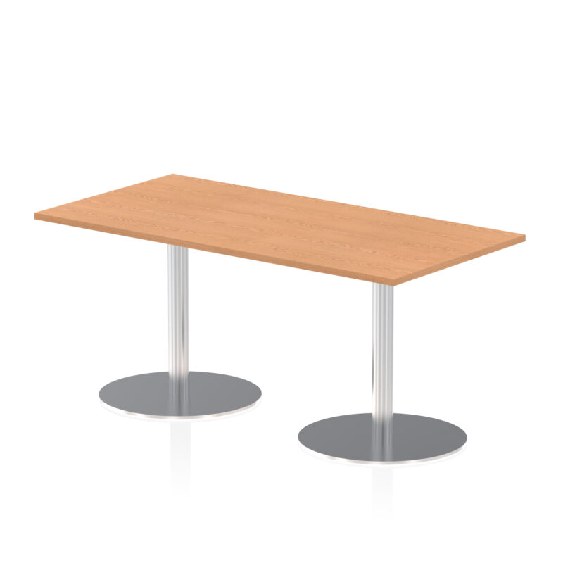 Sintra Rectangular Poseur Table Silver Leg - Image 29