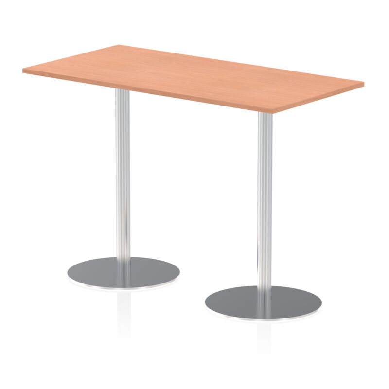 Sintra Rectangular Poseur Table Silver Leg - Image 31