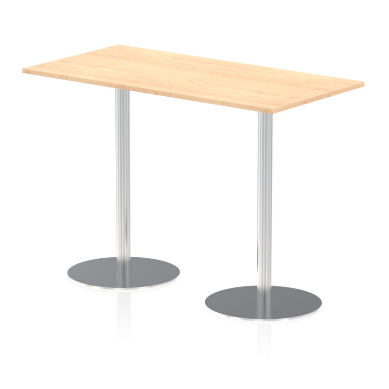 Sintra Rectangular Poseur Table Silver Leg - Image 34