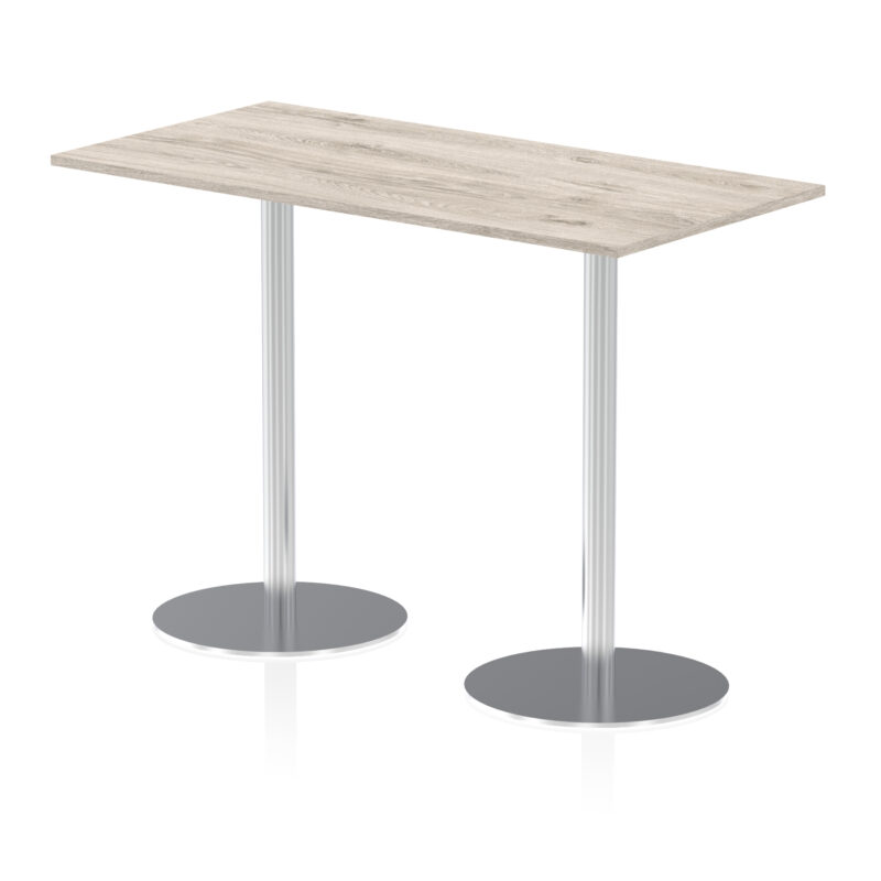 Sintra Rectangular Poseur Table Silver Leg - Image 36