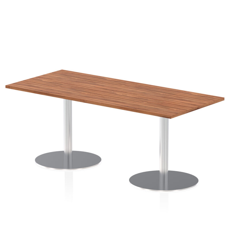 Sintra Rectangular Poseur Table Silver Leg - Image 38