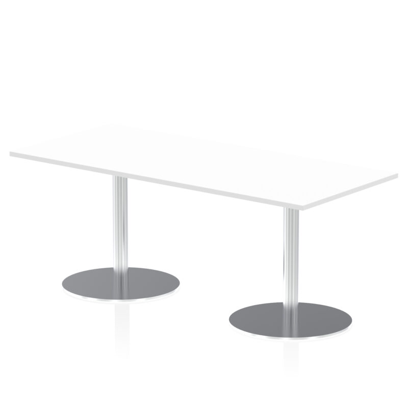 Sintra Rectangular Poseur Table Silver Leg - Image 39