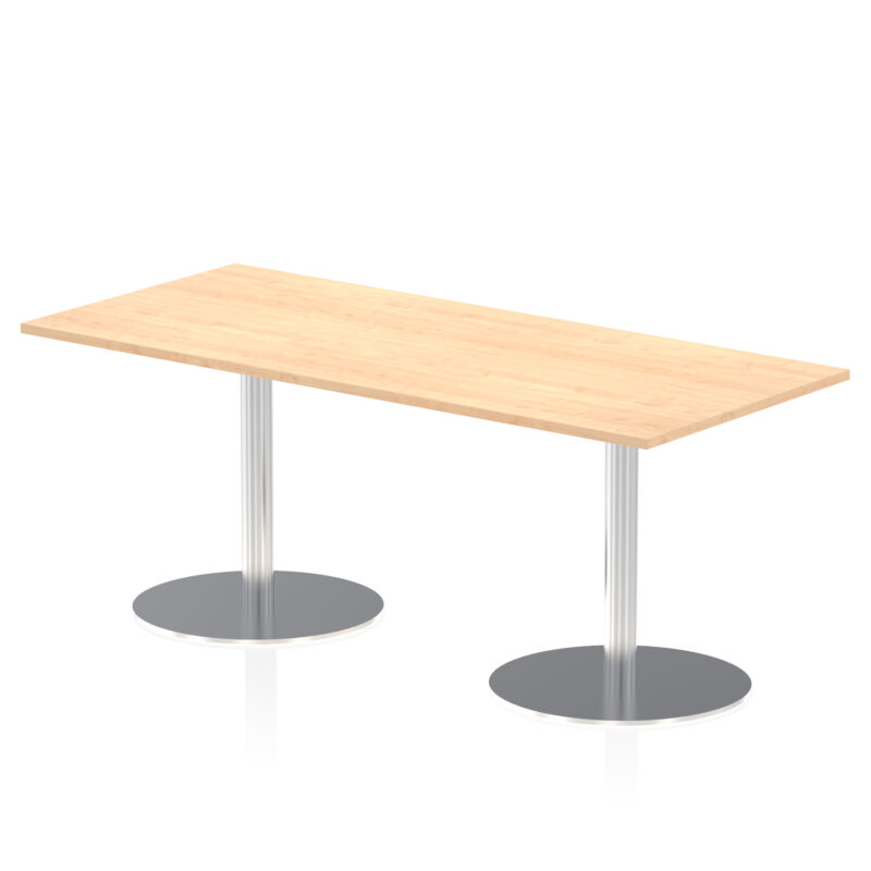 Sintra Rectangular Poseur Table Silver Leg - Image 40