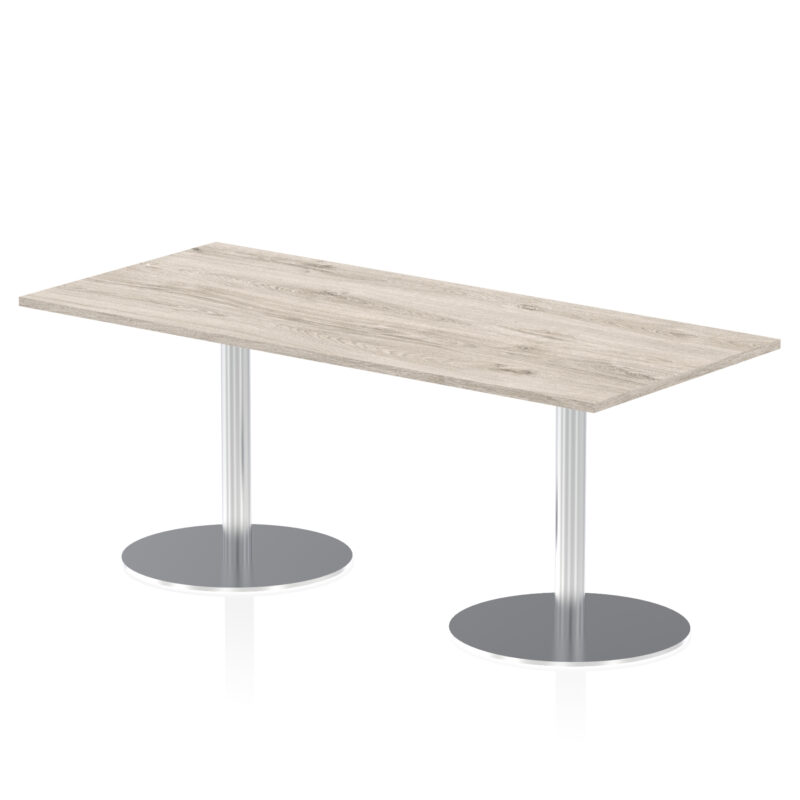 Sintra Rectangular Poseur Table Silver Leg - Image 42