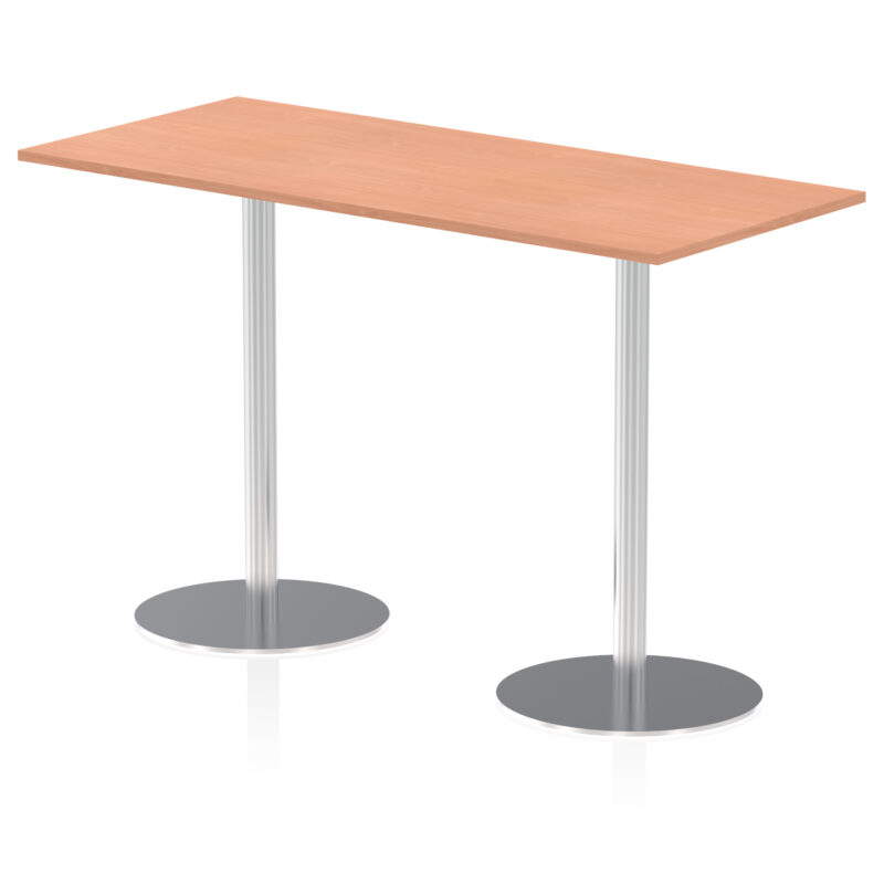 Sintra Rectangular Poseur Table Silver Leg - Image 43