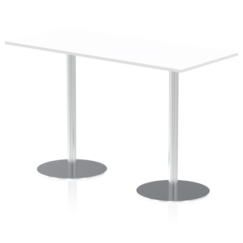 Sintra Rectangular Poseur Table Silver Leg - Image 45