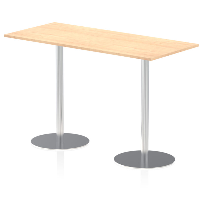 Sintra Rectangular Poseur Table Silver Leg - Image 46