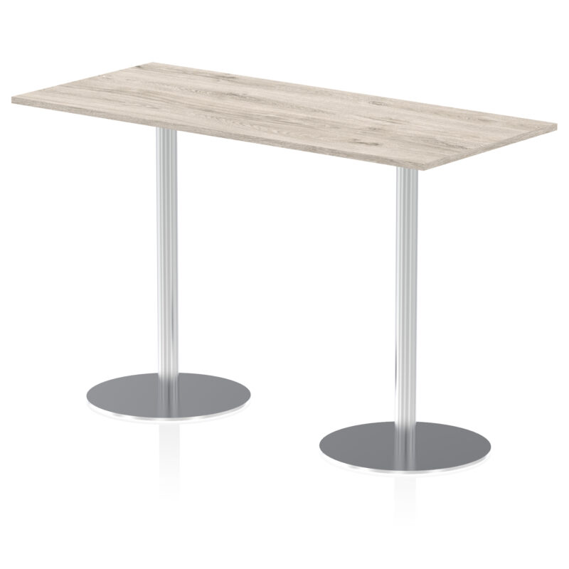 Sintra Rectangular Poseur Table Silver Leg - Image 48