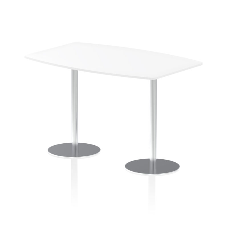 Italia Found Boardroom Table Silver Leg - Image 4