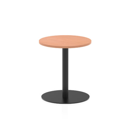 Sintra Round Poseur Table Black Leg