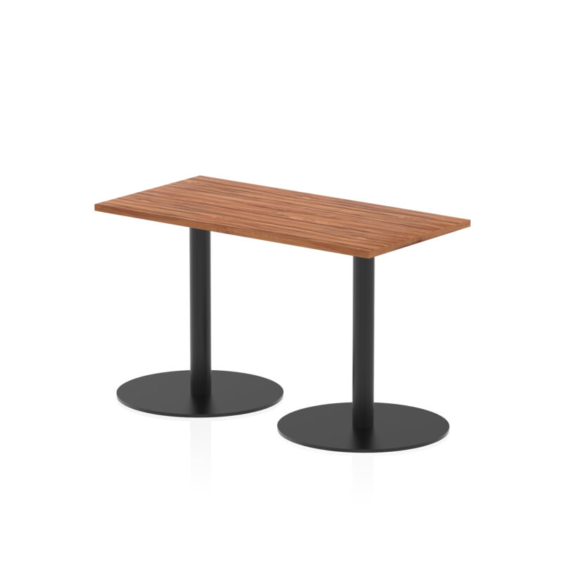 Sintra Slimline Rectangular Poseur Table Black Leg - Image 2
